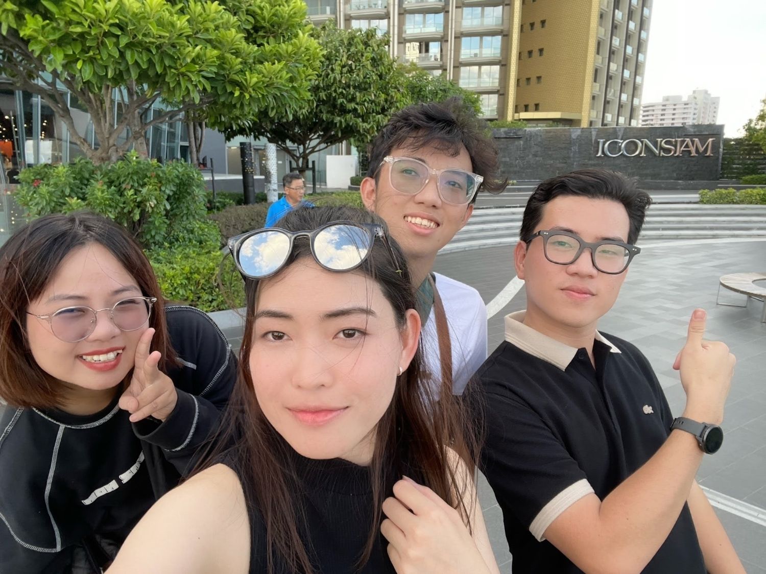 With friends at ICONSIAM, Bangkok