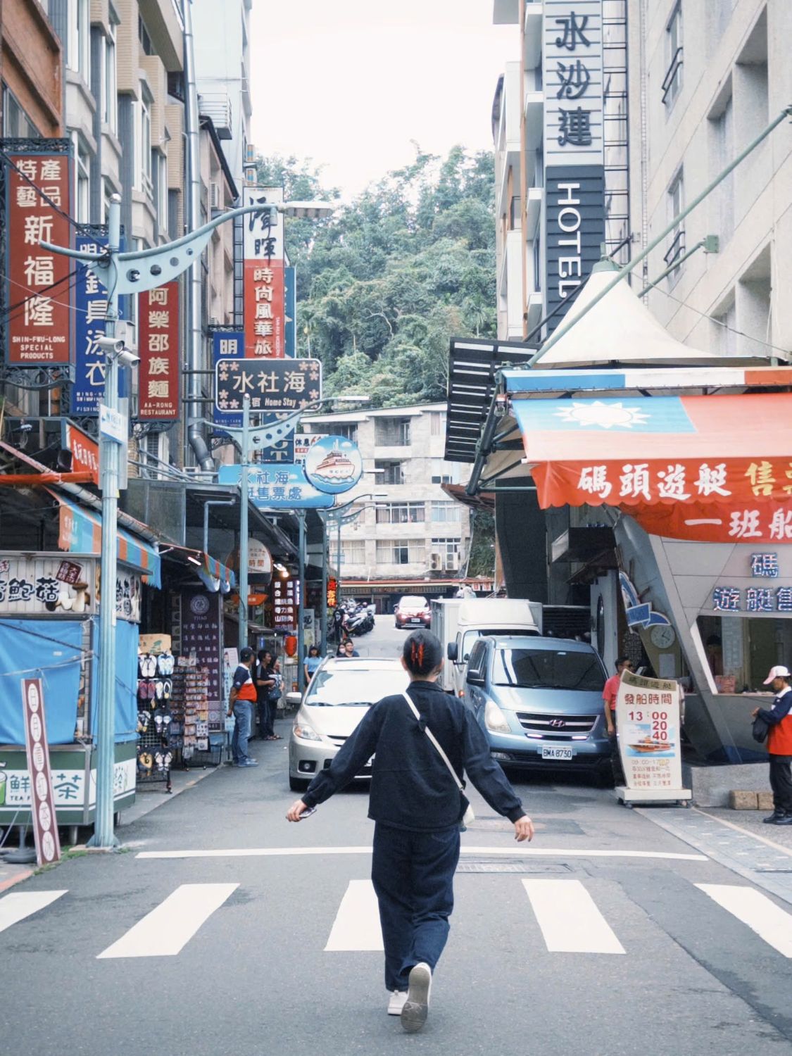 Street near Sun Moon Lake, Taiwan