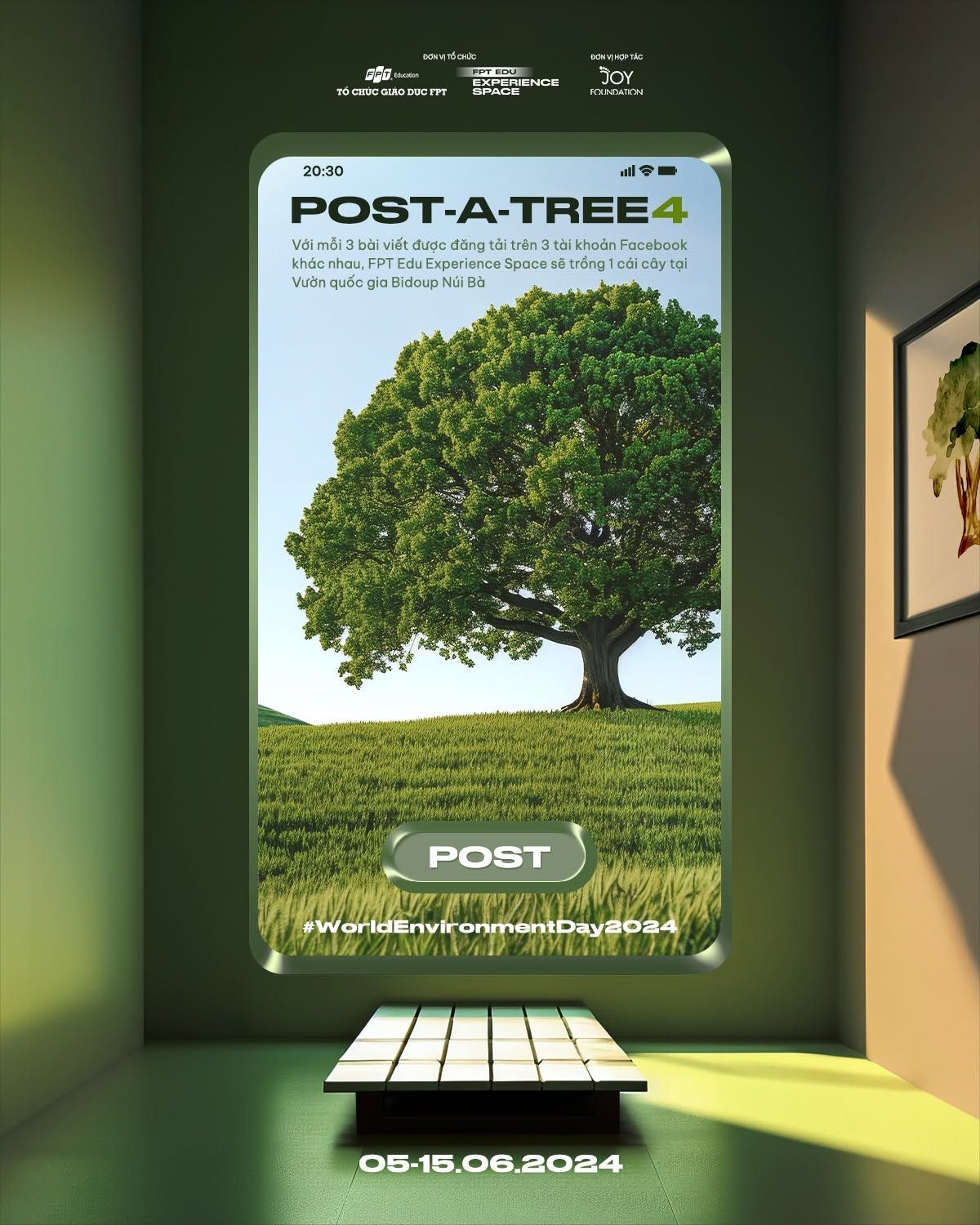 POST-A-TREE #4 poster