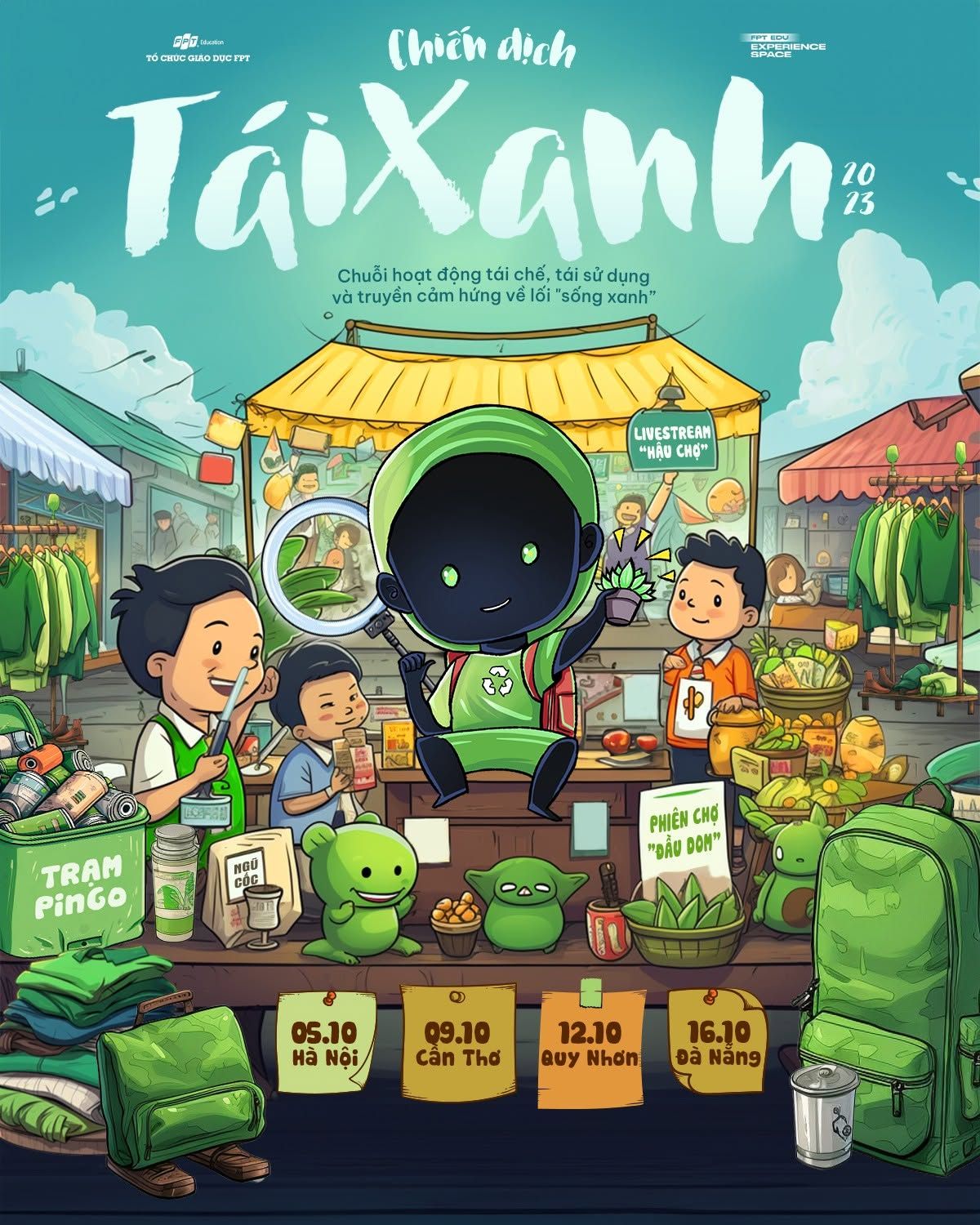 Poster Chiến dịch Tái Xanh 2023