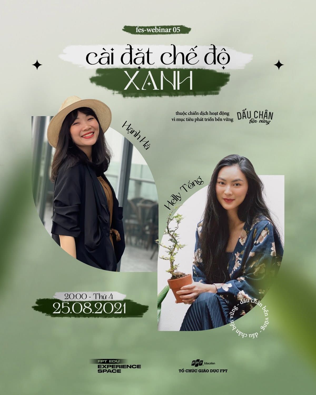 Poster FES-Webinar 05 — Cài Đặt Chế Độ Xanh