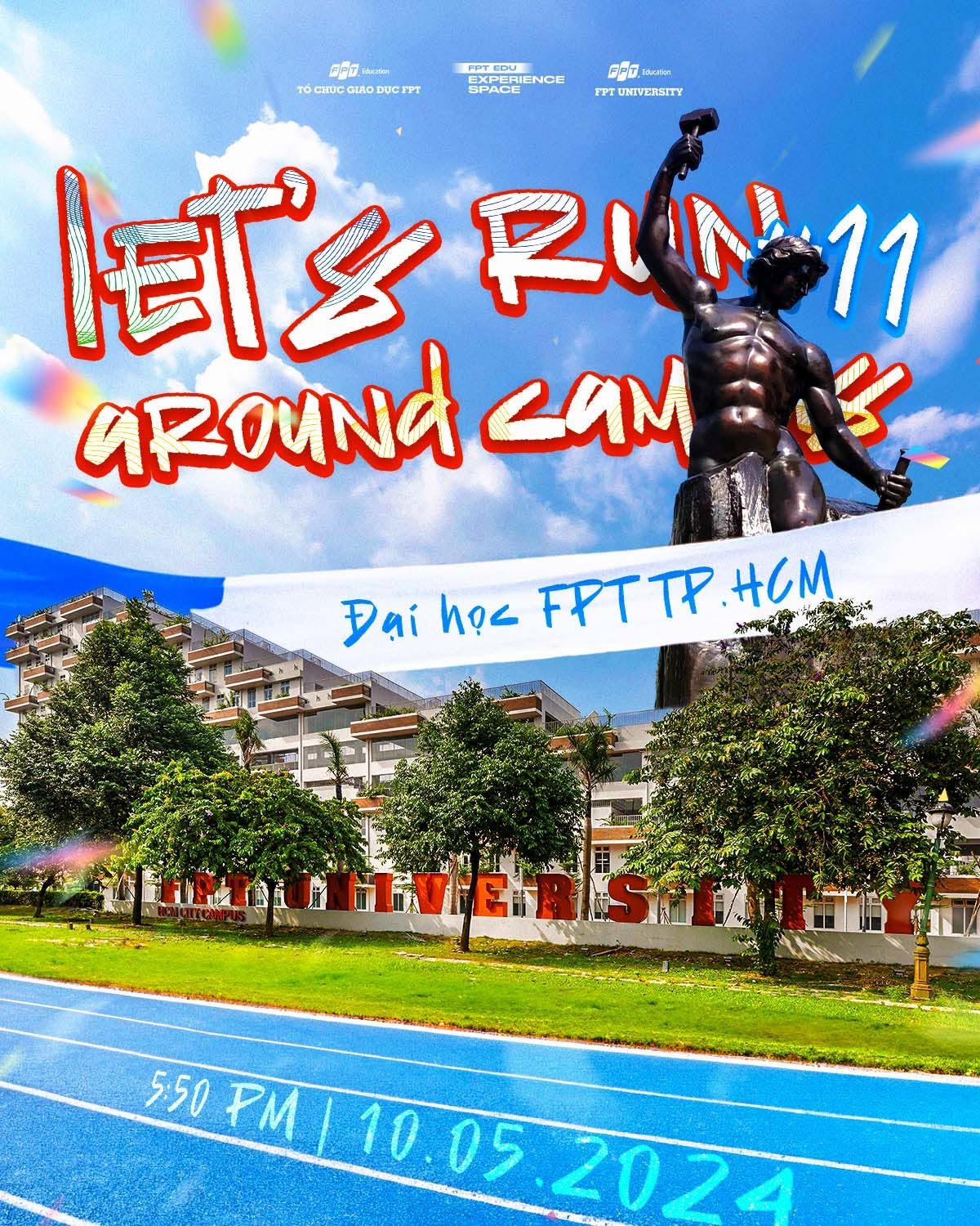 Poster Let's Run Around Campus 11